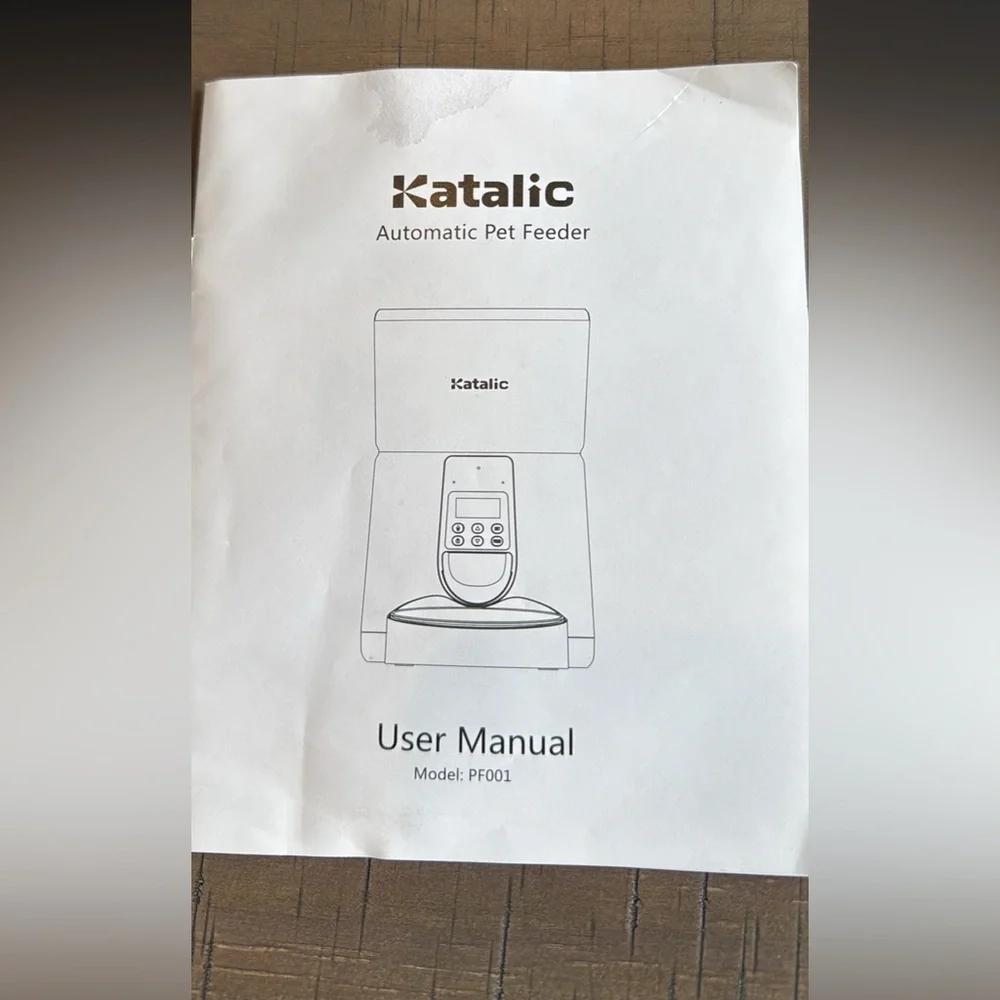 Katalic 4L Automatic Clog-Free Cat Feeder